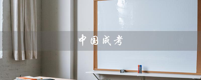 中国成考（中国成考网是什么）