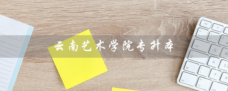 云南艺术学院专升本（云南艺术学院专升本招生简章是什么）