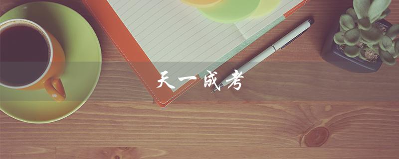 天一成考（天一成考官网是什么）