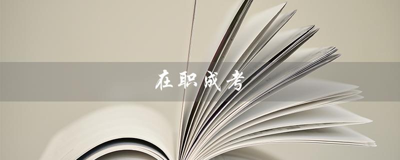 在职成考（在职成考是什么）