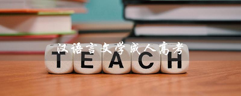 汉语言文学成人高考（汉语言文学成人高考专升本考什么）