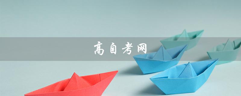 高自考网（高自考有哪些网址）