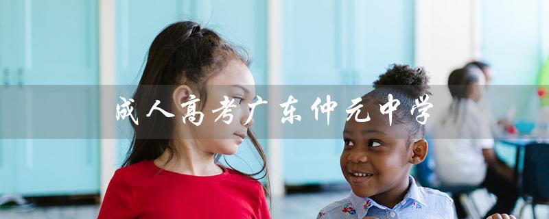 成人高考广东仲元中学（广东仲元中学初中部是哪个学校）