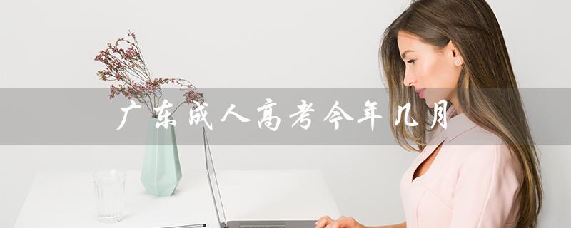 广东成人高考今年几月（广东成考报名官网是什么）