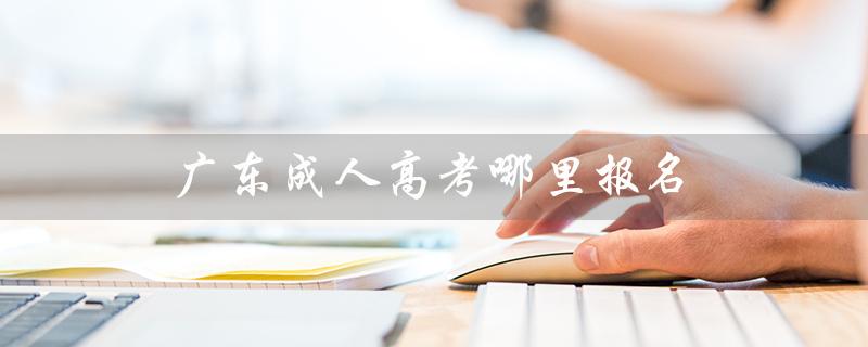 广东成人高考哪里报名（广东成人高考报名官网是什么）