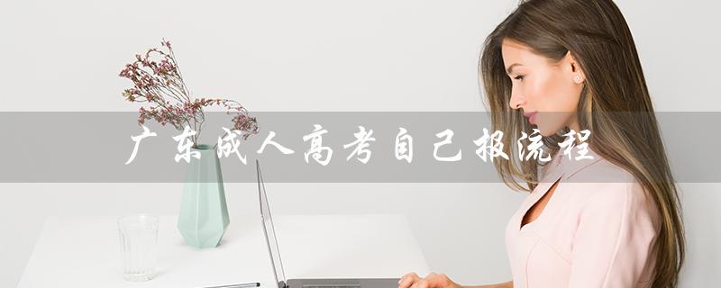 广东成人高考自己报流程（成人高考报志愿流程是什么）