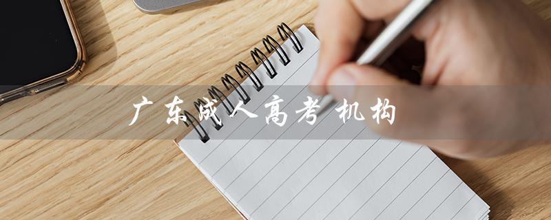 广东成人高考 机构（广东成人高考机构是什么）