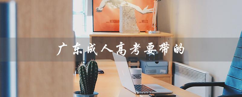 广东成人高考要带的（广东成人高考报名官网是什么）