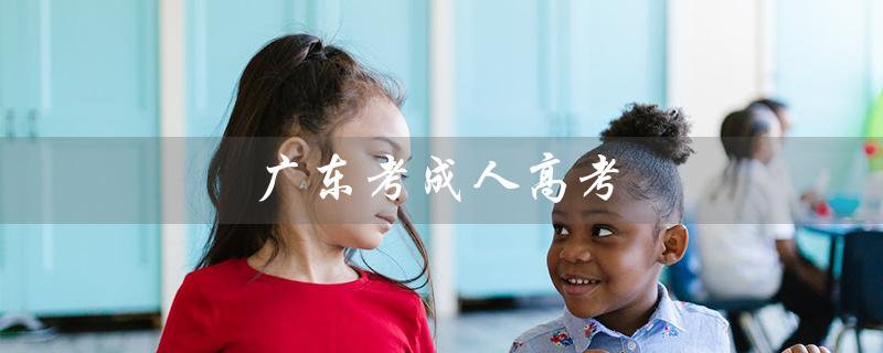广东考成人高考（广东成人高考要求是什么）