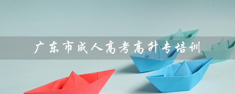 广东市成人高考高升专培训（广东成人高考高升专试卷真题是什么）