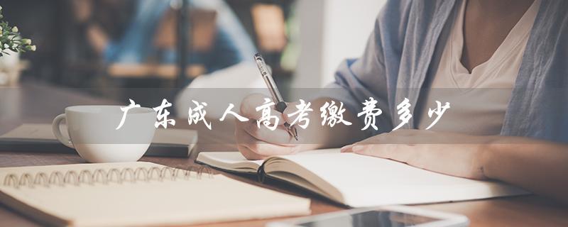 广东成人高考缴费多少（广东成考报名官网是什么）