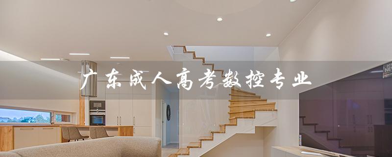 广东成人高考数控专业（广东成人高考报名官网是什么）