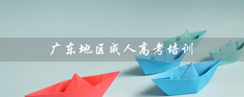广东地区成人高考培训（成人高考培训机构是什么）
