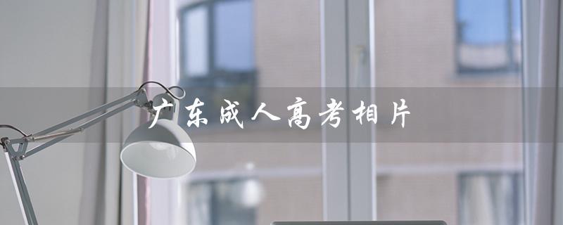 广东成人高考相片（广东成人高考相片采集时间是什么）