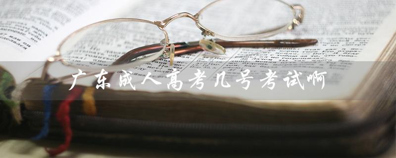 广东成人高考几号考试啊（广东成人高考报名官网是什么）
