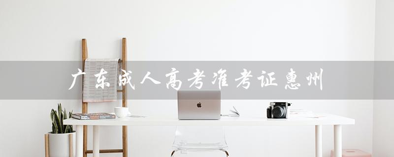 广东成人高考准考证惠州（成人高考准考证打印）