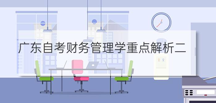 广东自考财务管理学重点解析二